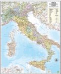 Planisfero 152-Italia carta murale politica cm 85x67